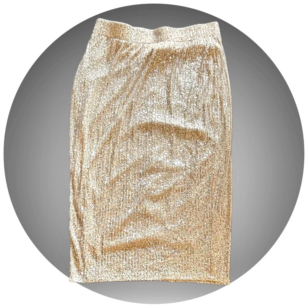 BOGO NWOT Torrid Sequin Maxi Skirt - Picture 4 of 5